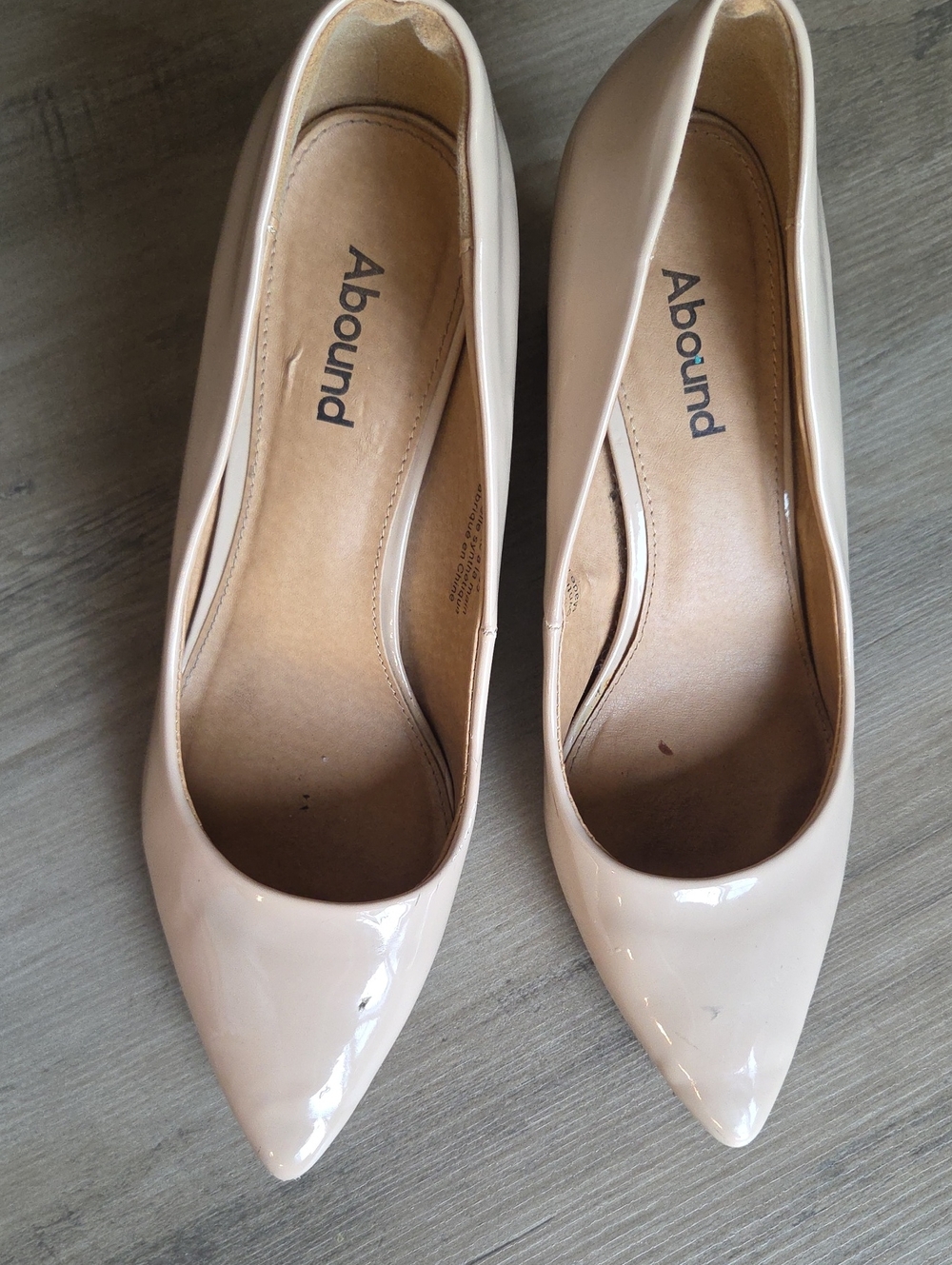 Abound Women's Nude Patent Pointed-Toe Pumps